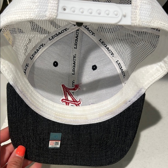 Alabama Crimson Tide Heathered Black and White Cap - Picture 3 of 6